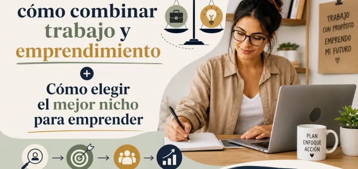 cómo combinar trabajo y emprendimiento con Cómo elegir el mejor nicho para emprender