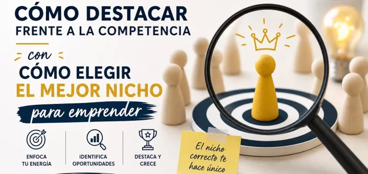 cómo destacar frente a la competencia con Cómo elegir el mejor nicho para emprender