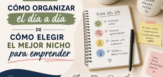 cómo organizar el día a día de Cómo elegir el mejor nicho para emprender