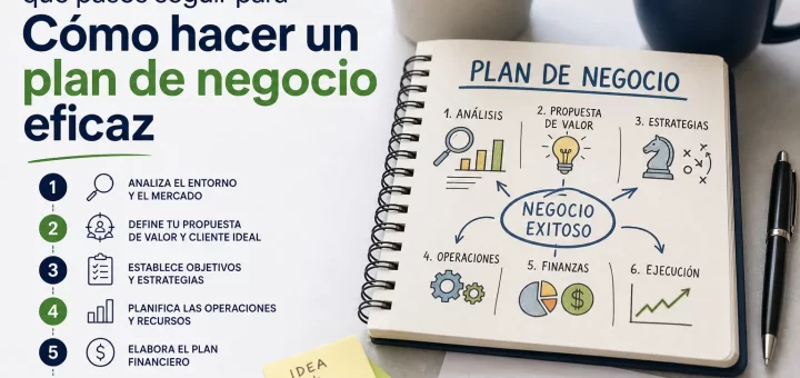 qué pasos seguir para Cómo hacer un plan de negocio eficaz